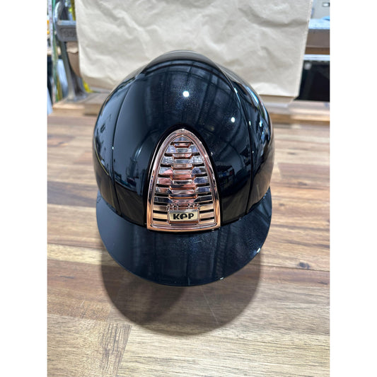 Cromo 2.0 Helmet - Polish Metal Black - Rose Gold - Medium Shell