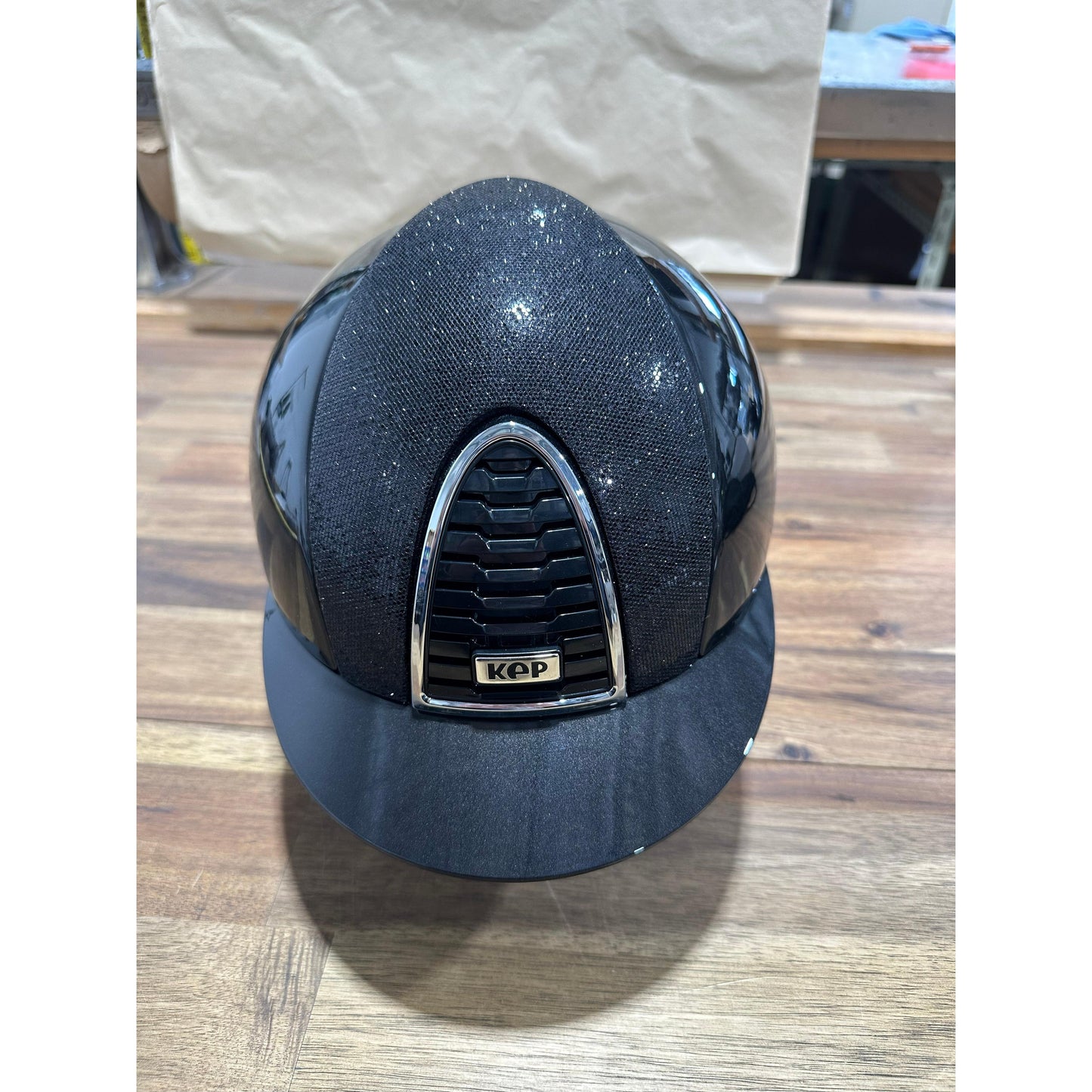 Cromo 2.0 Helmet - Shine Black - Glitter - Medium Shell