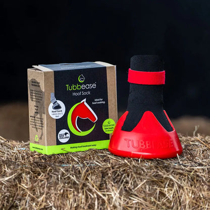 Tubbease Hoof Sock Red 145 mm