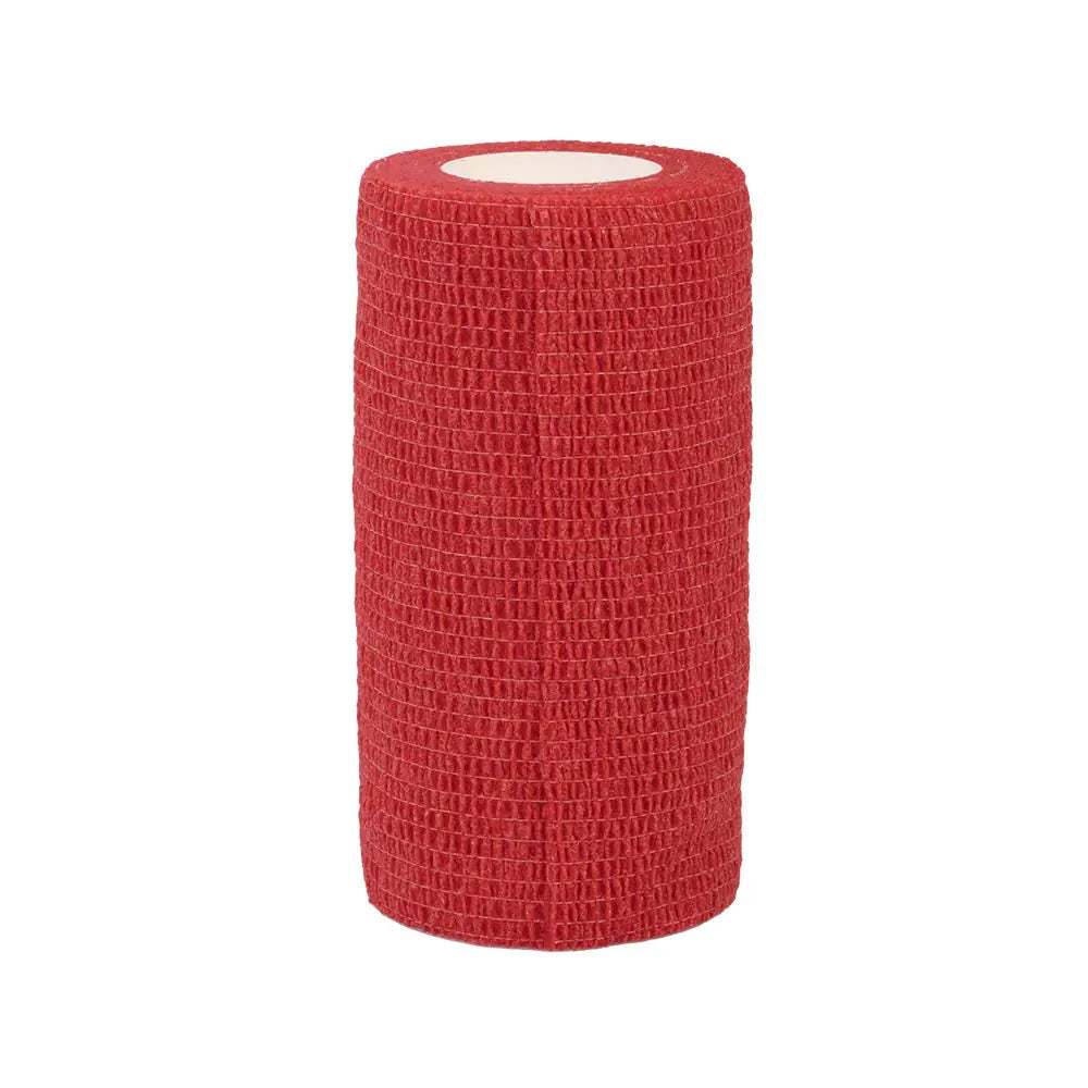 Red Cohesive Bandage 10 cm x 4.5 m