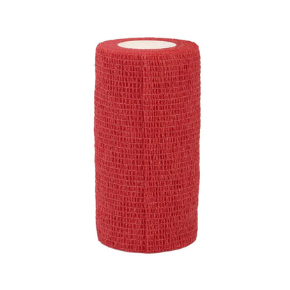 Red Cohesive Bandage 10 cm x 4.5 m