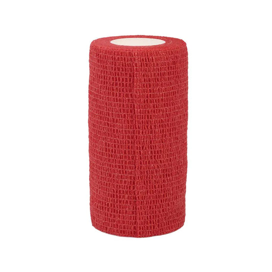Red Cohesive Bandage 10 cm x 4.5 m