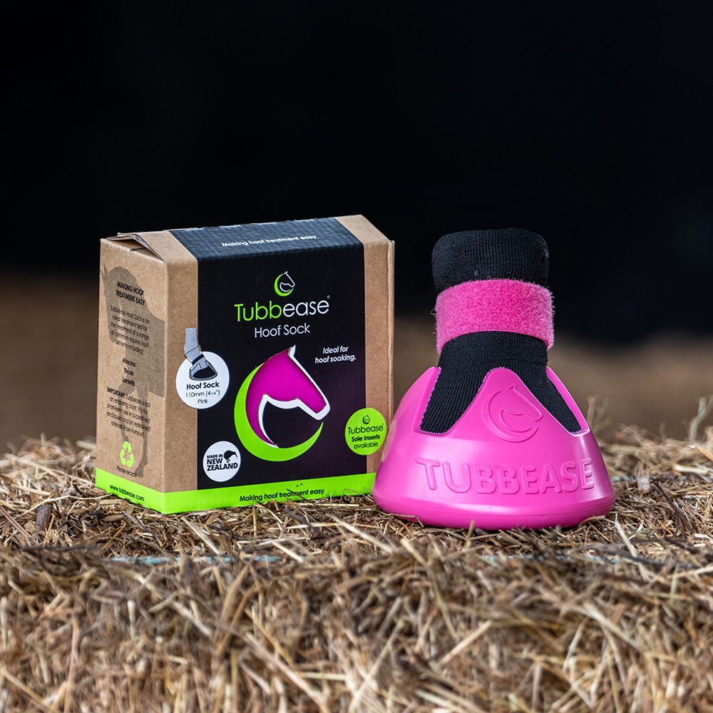 Tubbease Hoof Sock Pink 110mm