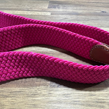Load image into Gallery viewer, Hot Pink Elastic Braided Belt - Factory Seconds