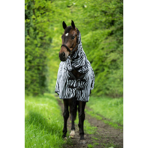 Zebra Fly Rug with neck