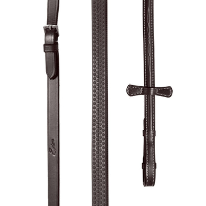 Fancy Stitch Rubber Reins