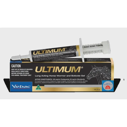 ULTIMUM® Long Acting Horse Wormer and Boticide Gel