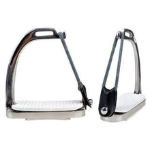 Load image into Gallery viewer, Stainless Steel Peacock Safety Stirrups