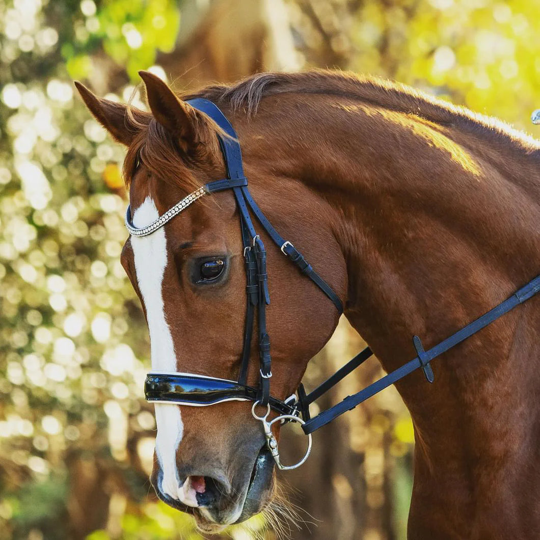 Adeline Italian Leather Bridle (Cavesson)