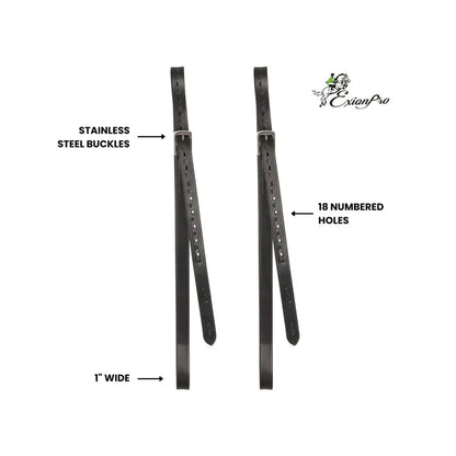 Pre-Stretched Stirrup Leathers