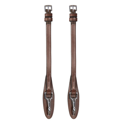 Bridle Cheek Pieces with Clip Fastening - 4/8" (13mm)