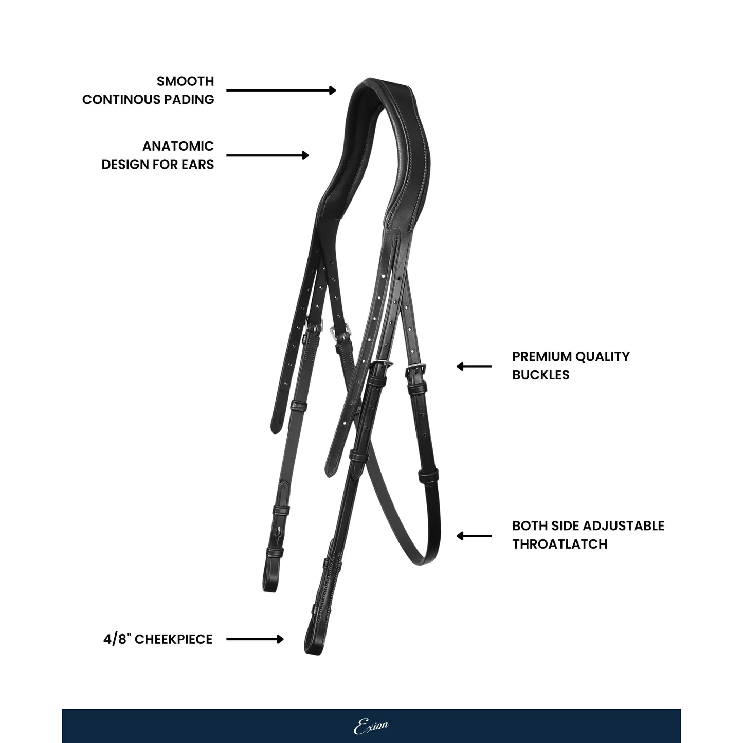 Anatomic Monocrown Headpiece with Matching Stitching