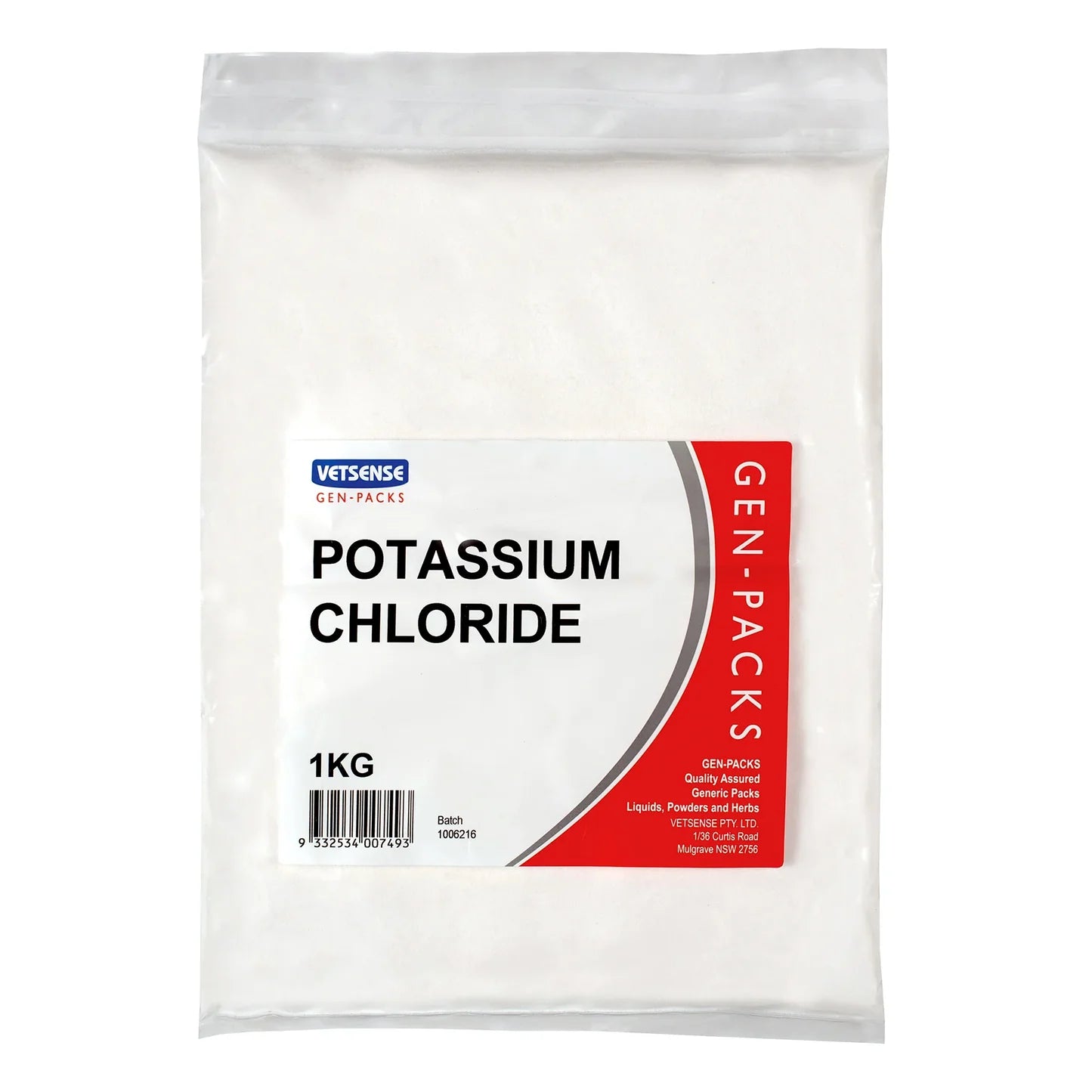 Potassium Chloride - 1kg