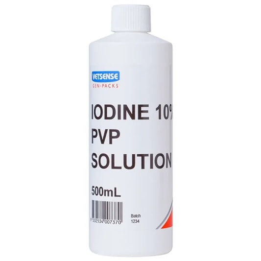 Iodine 10% PVP Solution - 500ml