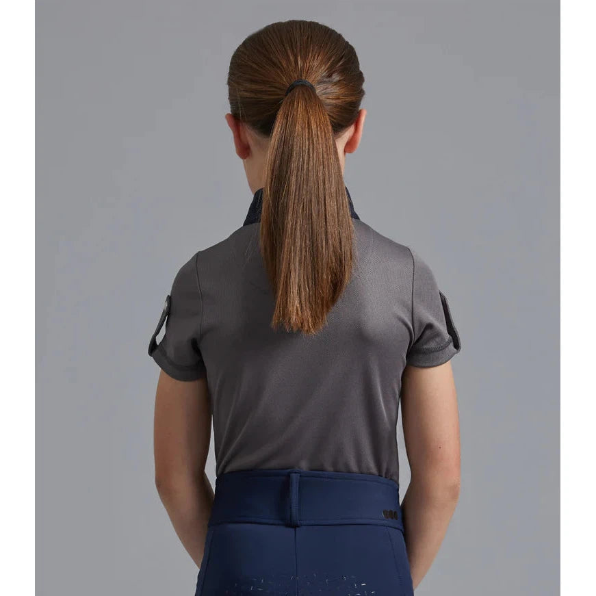 Mini Amia Girl's Technical Short Sleeve Riding Top