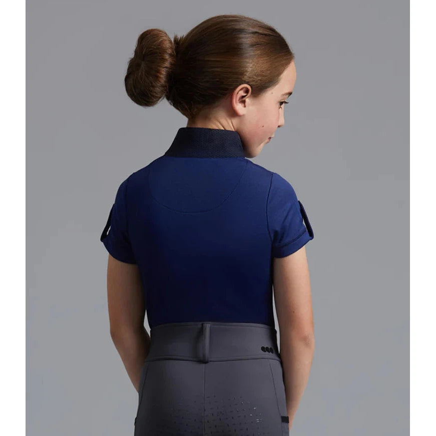 Mini Amia Girl's Technical Short Sleeve Riding Top