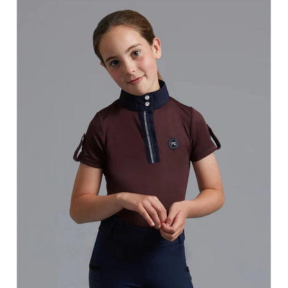 Mini Amia Girl's Technical Short Sleeve Riding Top