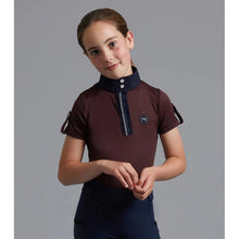 Load image into Gallery viewer, Mini Amia Girl&#39;s Technical Short Sleeve Riding Top