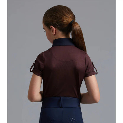 Mini Amia Girl's Technical Short Sleeve Riding Top