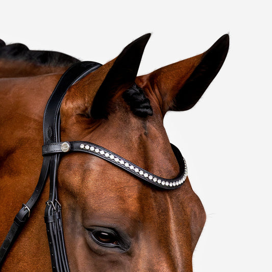 Aurelie Leather Bridle (Hanoverian) (No reins)