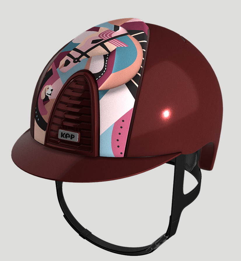 Cromo 2.0 Helmet Bordeaux Pegasus