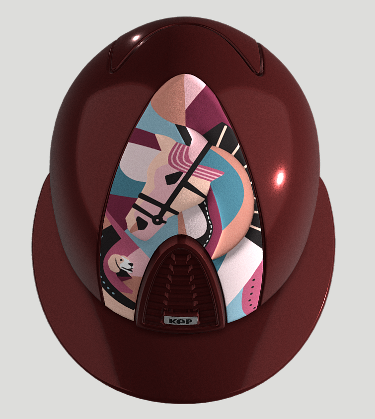 Cromo 2.0 Helmet Bordeaux Pegasus