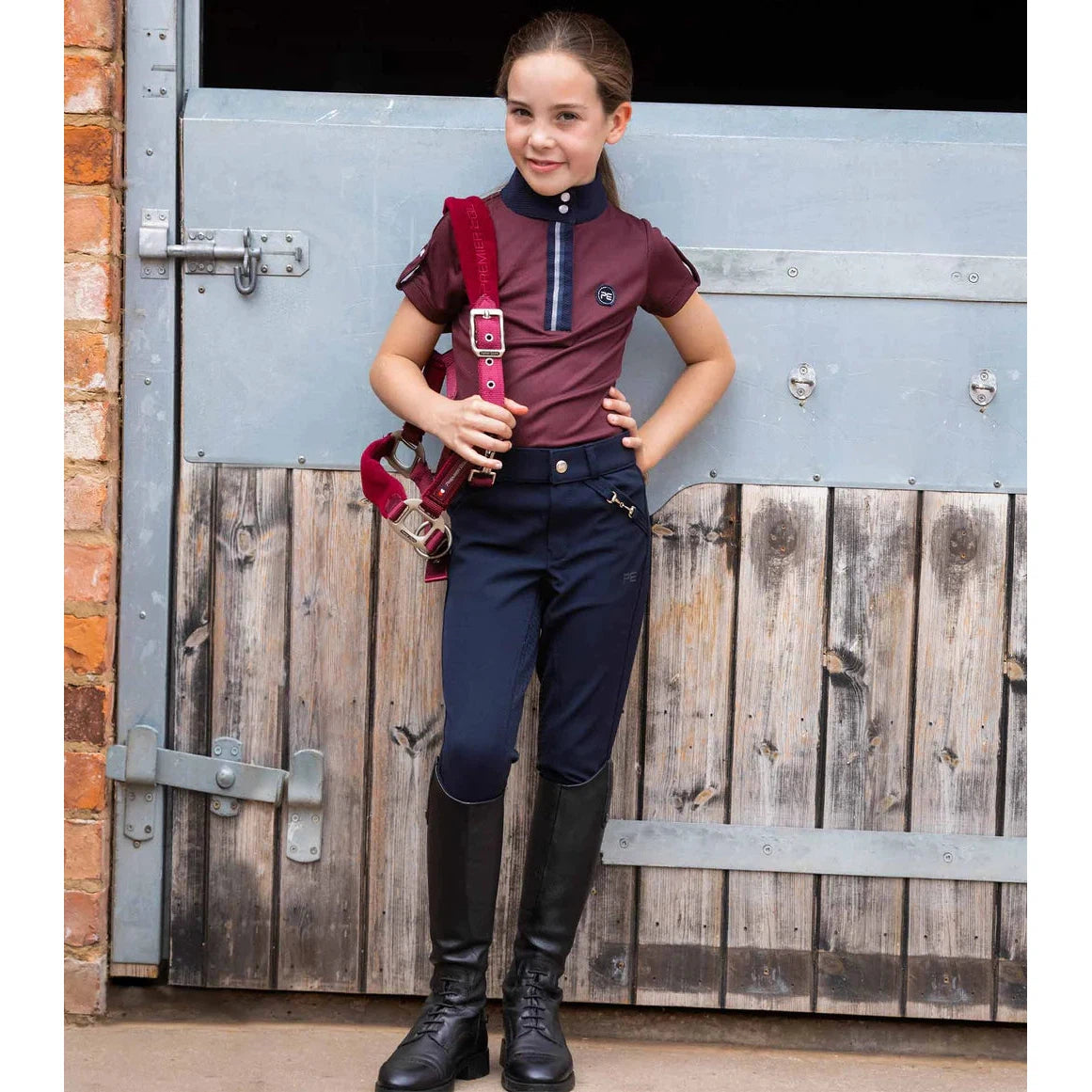 Brava Girls Full Seat Gel Riding Breeches