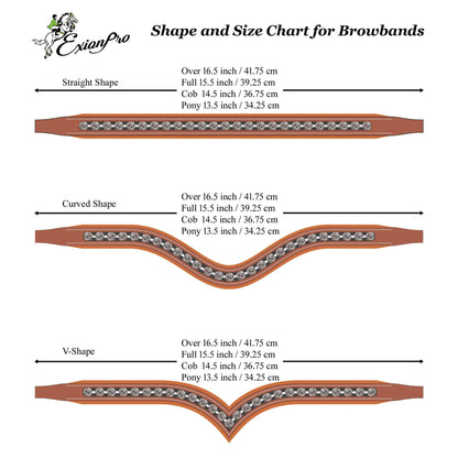 White Crystal Browband