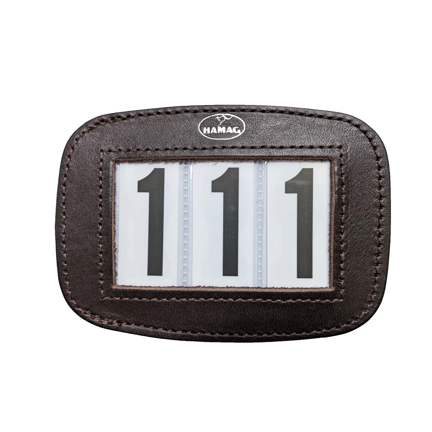 Leather Halter Number Holders (Pair)