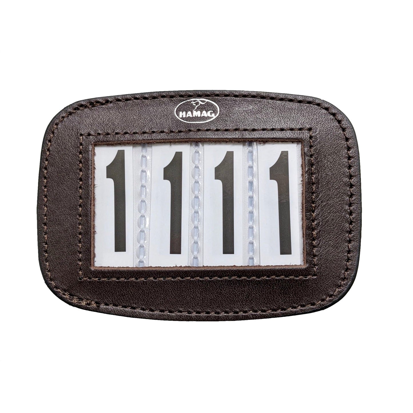 Leather Halter Number Holders (Pair)