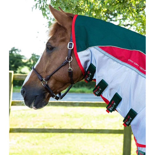 Buster Stay-Dry Super Lite Fly Rug with Surcingles - Green/6'9"