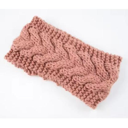 Camel Women's knitted headband ear warmer