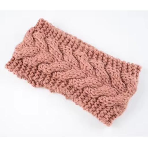 Camel Women's knitted headband ear warmer