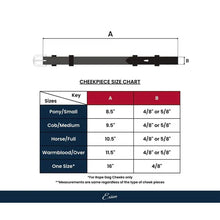 Load image into Gallery viewer, Cheek Pieces with buckle fastenings