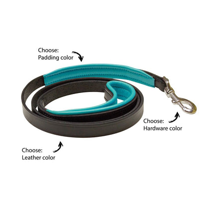 Custom Padded Leather Leash