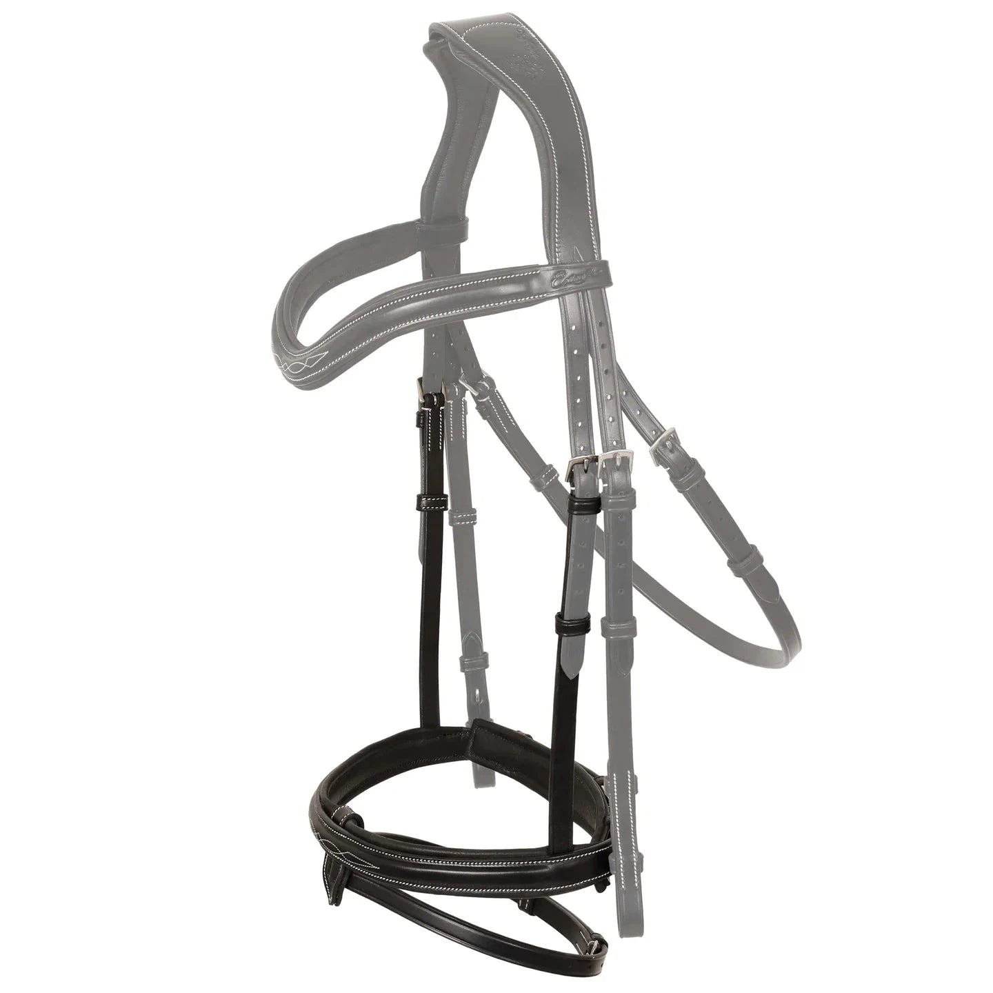 Fancy Stitch Padded Hanoverian Noseband