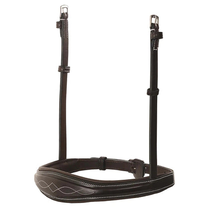 Fancy Stitch Padded Wave Cavesson Noseband