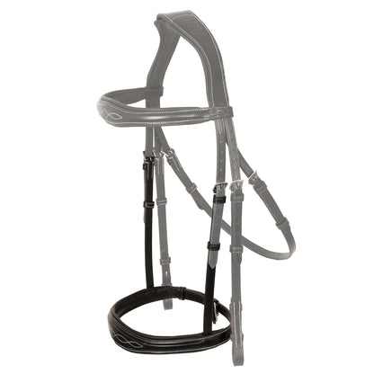 Fancy Stitch Padded Wave Cavesson Noseband