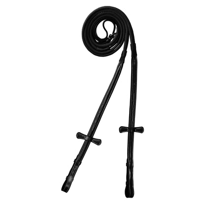 Fancy Stitch Rubber Reins