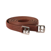Load image into Gallery viewer, Nylon Lined Leather Stirrup Leathers