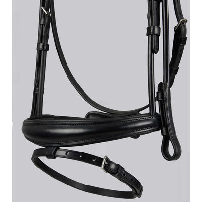 Finetti Rolled Leather Snaffle Bridle (No reins)