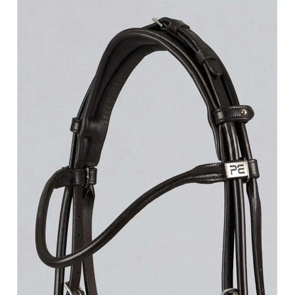 Finetti Rolled Leather Snaffle Bridle (No reins)