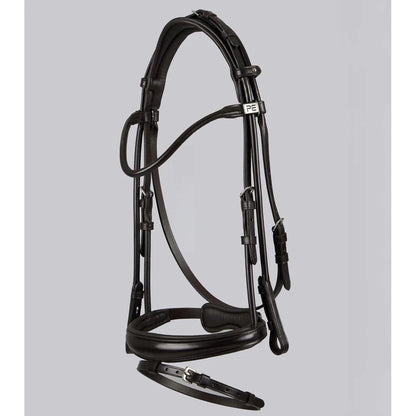 Finetti Rolled Leather Snaffle Bridle (No reins)