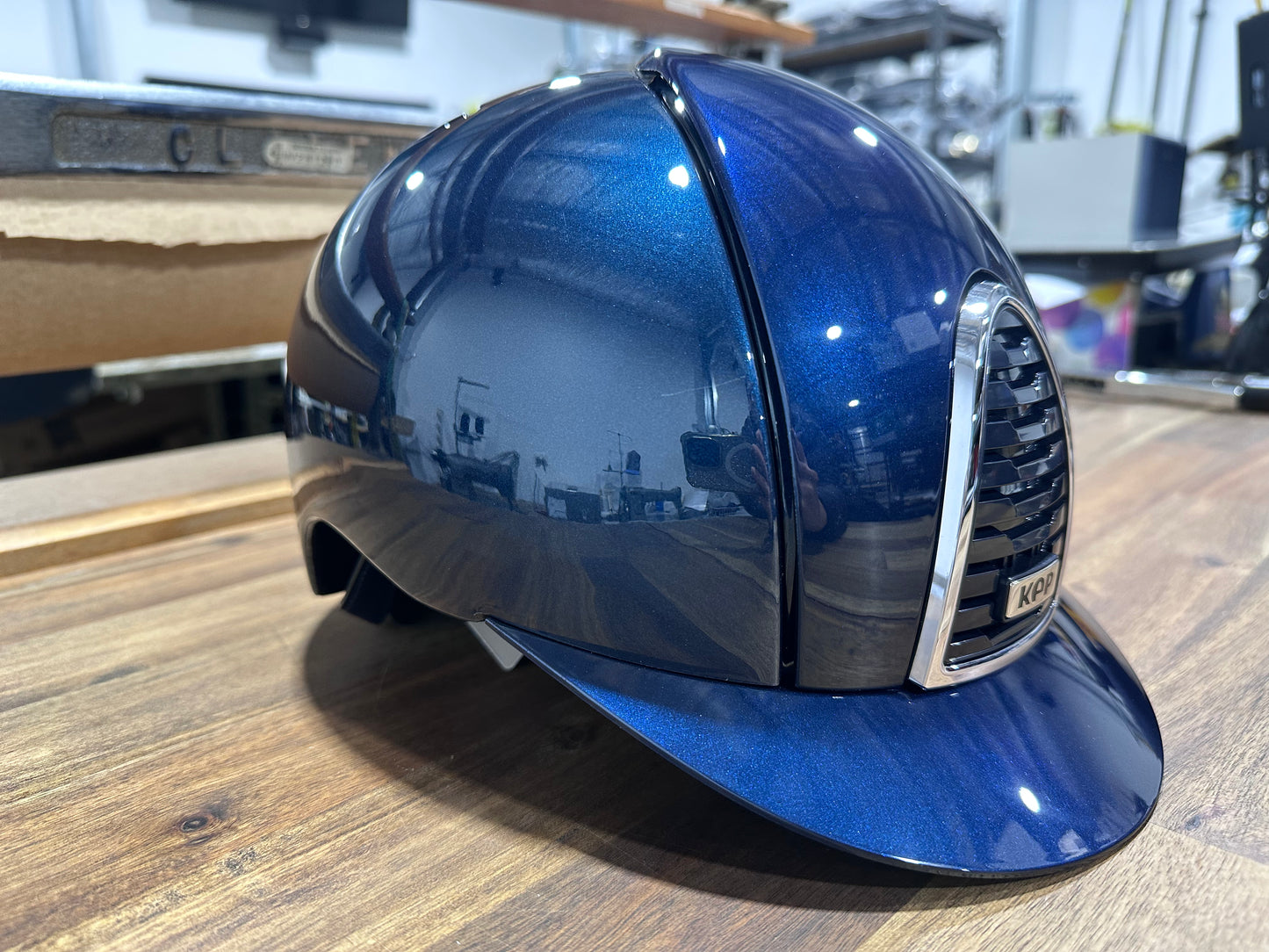 Cromo 2.0 Helmet - Shine Blue - Medium Shell