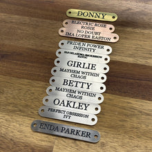 Load image into Gallery viewer, Horse Halter Nameplate
