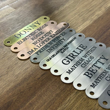 Load image into Gallery viewer, Horse Halter Nameplate
