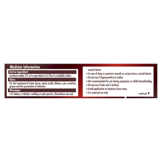 Betadine Antiseptic First Aid Cream 20g