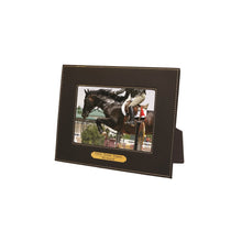 Load image into Gallery viewer, Leather Picture Frame with plate