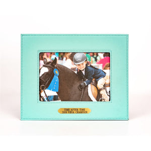 Leather Picture Frame with plate