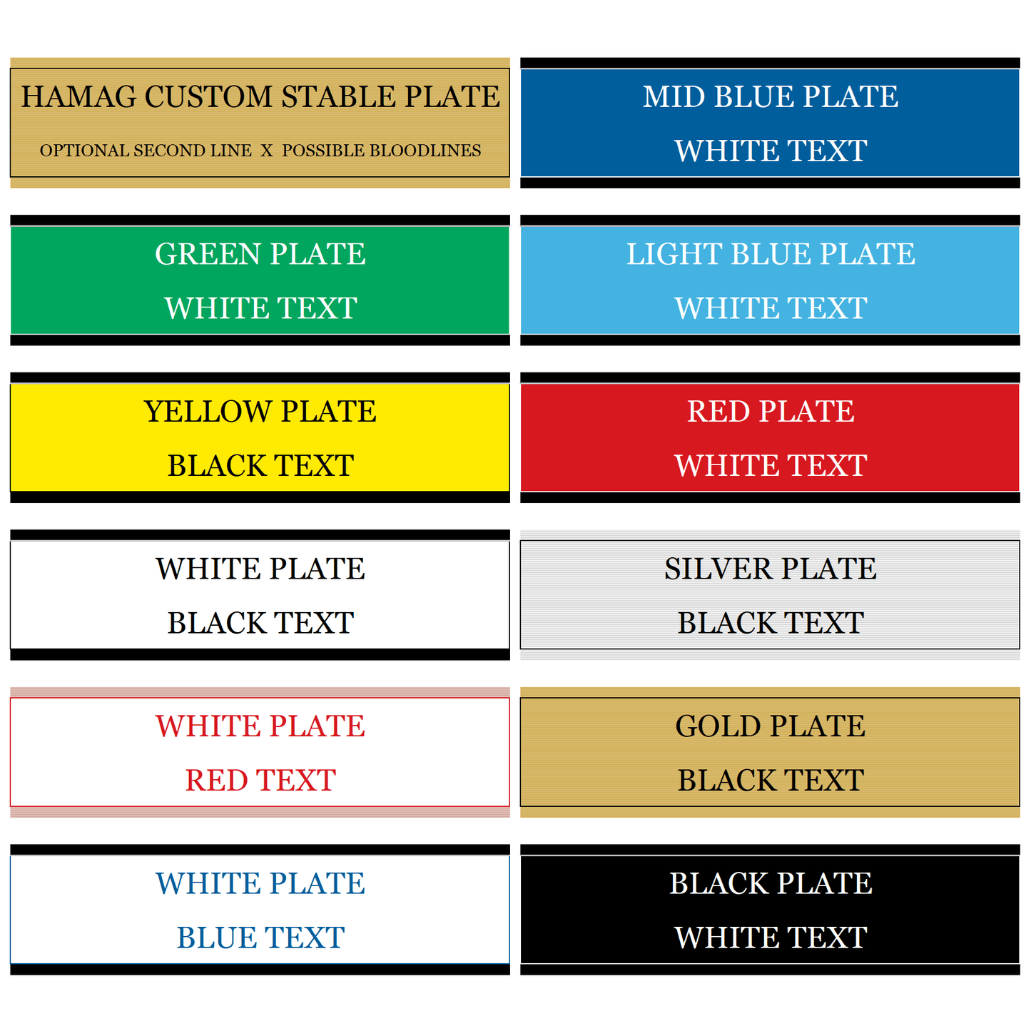 Slide-In Stable or Office Plate